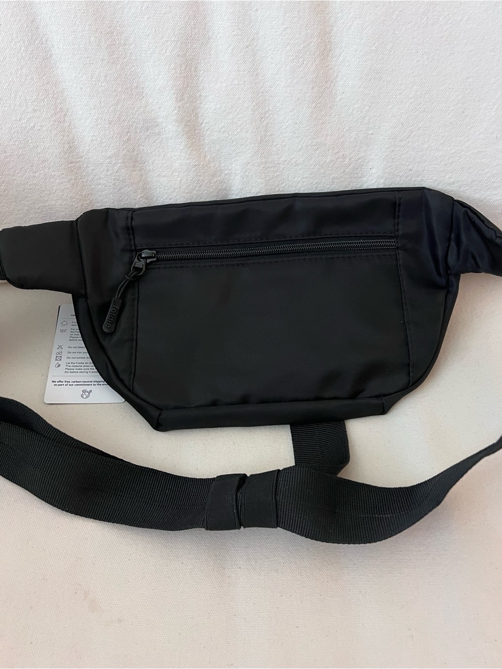 The Foldie Crossbody Fanny Pack Belt Bag Black Anti Theft RIFD Foldable - Picture 9 of 9